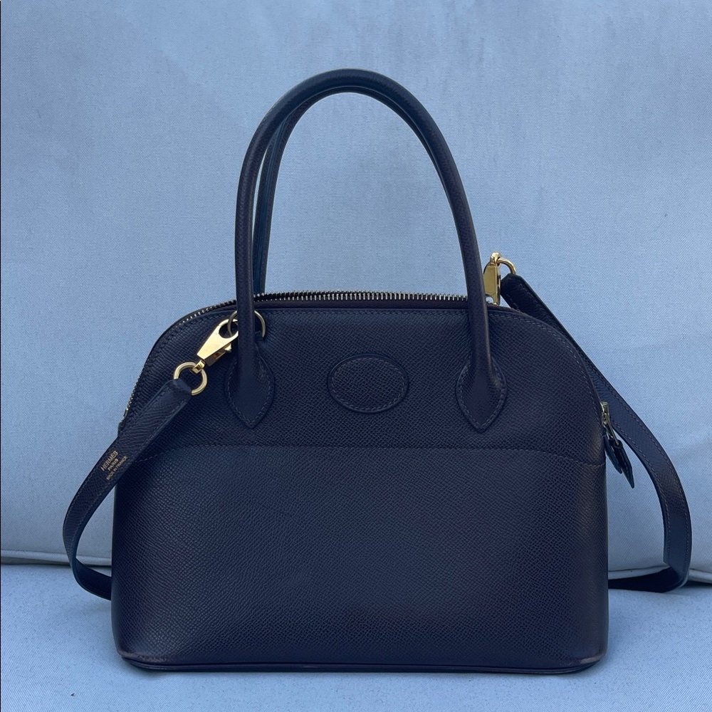 Hermès Paris Bolide Brown Leather Handbag